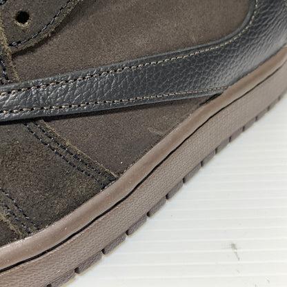 【中古品】【メンズ】 NIKE ナイキ × TRAVIS SCOTT トラヴィス スコット 別注 コラボ AIR JORDAN １ LOW OG SP VELVET BROWN AND DARK MOCHA DM7866-202 エアジョーダン 1 ロー スニーカー 靴 シューズ 160-260709-ko-05-tei サイズ：27cm カラー：ブラウン 万代Net店