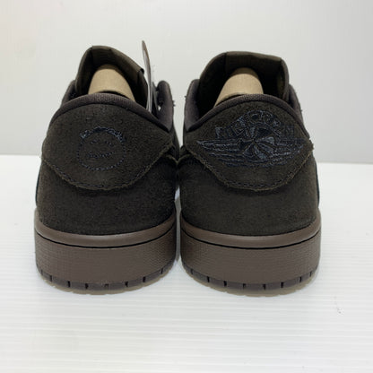 【中古品】【メンズ】 NIKE ナイキ × TRAVIS SCOTT トラヴィス スコット 別注 コラボ AIR JORDAN １ LOW OG SP VELVET BROWN AND DARK MOCHA DM7866-202 エアジョーダン 1 ロー スニーカー 靴 シューズ 160-260709-ko-05-tei サイズ：27cm カラー：ブラウン 万代Net店