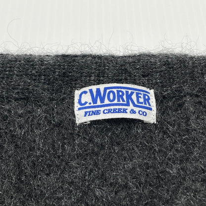 【中古品】【メンズ】 C.WORKER シーワーカー MOHAIR CARDIGAN モヘア カーディガン トップス 140-260701-sa-08-tei サイズ：38 カラー：グレー 万代Net店