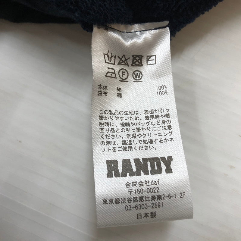 【現状渡し品】【メンズ】 RANDY ランディ DISH OUT AW24-RPT08 ディッシュ アウト ボトムス 151-260702-sa-03-tei サイズ：2 カラー：ネイビー 万代Net店