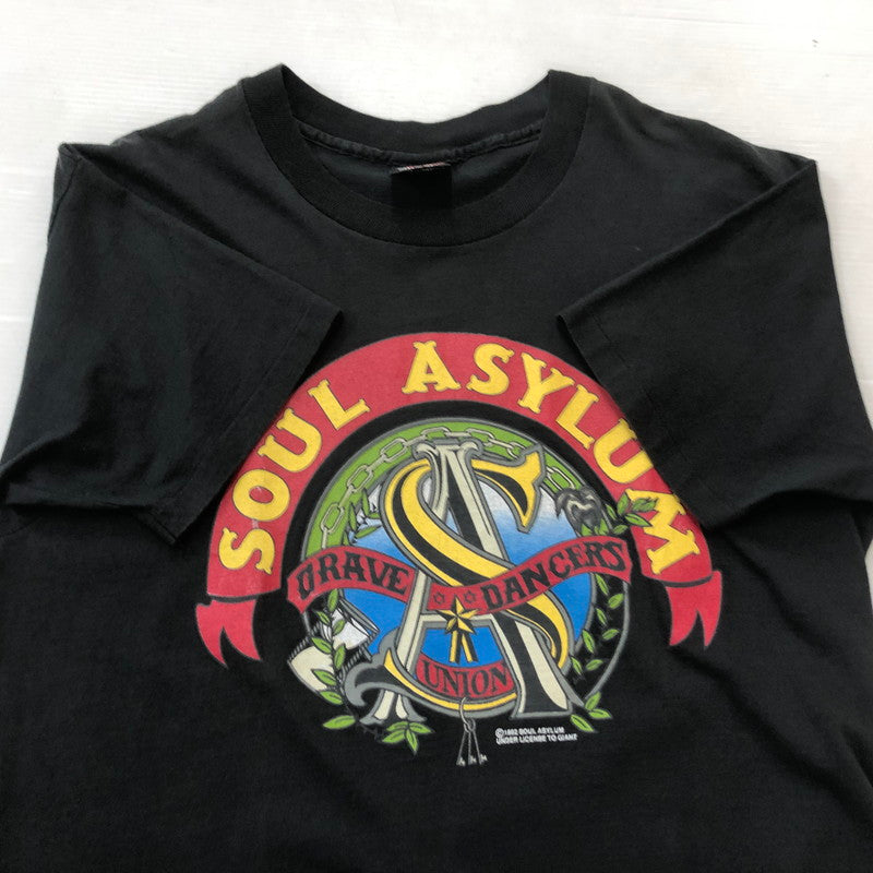 【中古品】【メンズ】 GIANT ジャイアント SOUL ASYLUM 1992 TOUR TEE ソウル アサイラム 1992年 ツアー Ｔシャツ 半袖 トップス 145-260702-sa-14-tei サイズ：XL カラー：ブラック 万代Net店