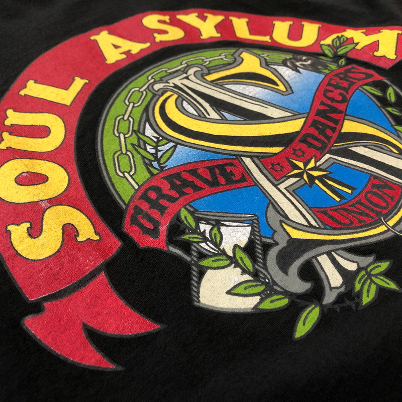 【中古品】【メンズ】 GIANT ジャイアント SOUL ASYLUM 1992 TOUR TEE ソウル アサイラム 1992年 ツアー Ｔシャツ 半袖 トップス 145-260702-sa-14-tei サイズ：XL カラー：ブラック 万代Net店