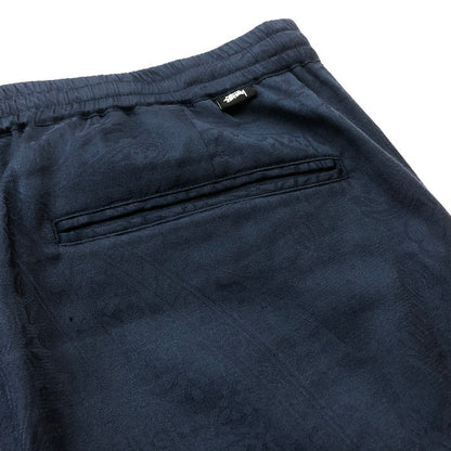 【中古品】【メンズ】 STUSSY ステューシー PAISLEY PATTERN EASY PANTS ペイズリー パターン イージー パンツ ボトムス 153-260702-sa-06-tei サイズ：M カラー：ネイビー 万代Net店