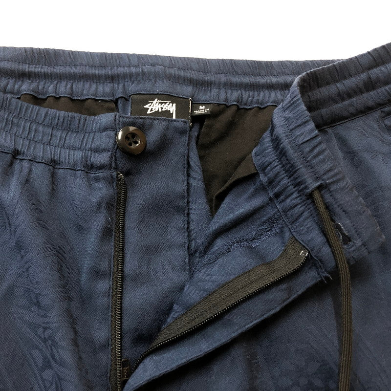 【中古品】【メンズ】 STUSSY ステューシー PAISLEY PATTERN EASY PANTS ペイズリー パターン イージー パンツ ボトムス 153-260702-sa-06-tei サイズ：M カラー：ネイビー 万代Net店