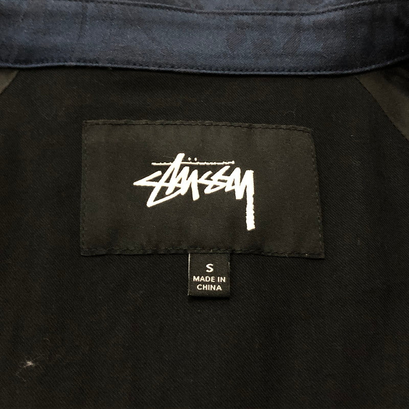 【中古品】【メンズ】 STUSSY ステューシー PAISLEY BRYAN JACKET 115461 ペイズリー ブライアン ジャケット アウター 142-260702-sa-07-tei サイズ：S カラー：ネイビー 万代Net店