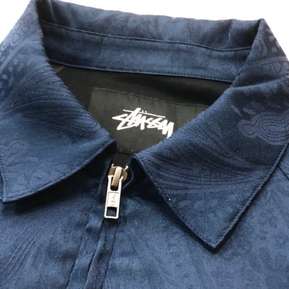 【中古品】【メンズ】 STUSSY ステューシー PAISLEY BRYAN JACKET 115461 ペイズリー ブライアン ジャケット アウター 142-260702-sa-07-tei サイズ：S カラー：ネイビー 万代Net店