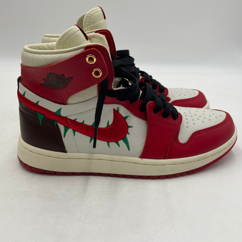 【中古品】【メンズ】 NIKE×TEYANA TAYLOR FJ0604-601 WMNS AIR JORDAN 1 HIGH ZOOM CMFT 2 "GYM RED" テヤナ・テイラー × ナイキ ウィメンズ エアジョーダン1 ハイ ズーム CMFT 2 "ジムレッド" 160-260706-nm-04-teih サイズ：26cm 万代Net店