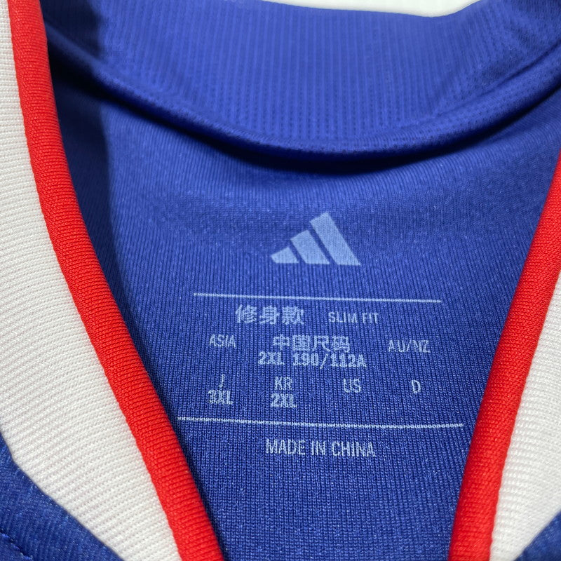 【中古品】【メンズ】 ADIDAS アディダス 2026 JAPAN NATIONAL FOOTBALL TEAM REPLICA JERSEY KD3345 2026年 サッカー 日本代表 レプリカ ユニフォーム 半袖 トップス 148-260706-sa-06-tei サイズ：3XL カラー：ブルー 万代Net店
