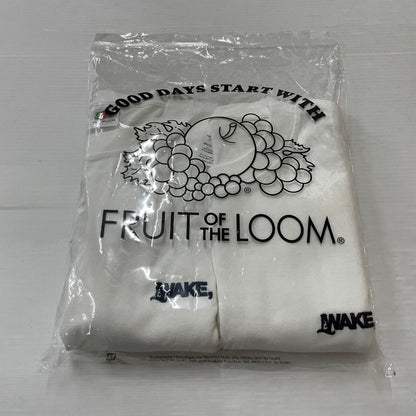【中古品】【メンズ】 WAKE.SAPPORO ウェイク サッポロ × FRUIT OF THE LOOM フルーツ オブ ザ ルーム 別注コラボ 2 PACK TEE ツー パック Ｔシャツ 半袖 トップス 140-260708-sa-01-tei サイズ：XL カラー：ホワイト 万代Net店