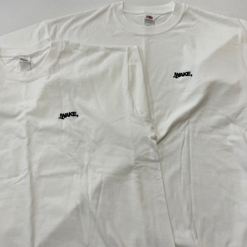 【中古品】【メンズ】 WAKE.SAPPORO ウェイク サッポロ × FRUIT OF THE LOOM フルーツ オブ ザ ルーム 別注コラボ 2 PACK TEE ツー パック Ｔシャツ 半袖 トップス 140-260708-sa-01-tei サイズ：XL カラー：ホワイト 万代Net店