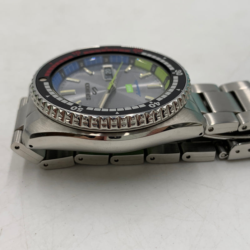 【中古品】【メンズ】 SEIKO セイコー × HUF ハフ 別注 コラボ 5 SPORTS WATCH SBSA279 5スポーツ 腕時計 メカニカル 自動巻き 197-260709-ko-08-tei カラー：シルバー 万代Net店