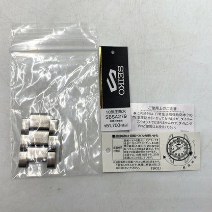 【中古品】【メンズ】 SEIKO セイコー × HUF ハフ 別注 コラボ 5 SPORTS WATCH SBSA279 5スポーツ 腕時計 メカニカル 自動巻き 197-260709-ko-08-tei カラー：シルバー 万代Net店