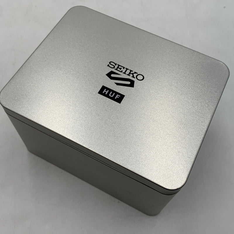 【中古品】【メンズ】 SEIKO セイコー × HUF ハフ 別注 コラボ 5 SPORTS WATCH SBSA279 5スポーツ 腕時計 メカニカル 自動巻き 197-260709-ko-08-tei カラー：シルバー 万代Net店