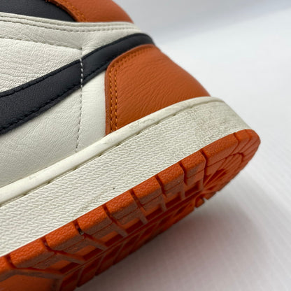 【中古品】【メンズ】 NIKE ナイキ AIR JORDAN 1 RETRO HIGH OG "SHATTERED BA DZ5485-008 エア ジョーダン 1 レトロ ハイ オージー シャッタード バック ボード スニーカー 靴 160-260824-sa-03-tei サイズ：27 カラー：オレンジ 万代Net店