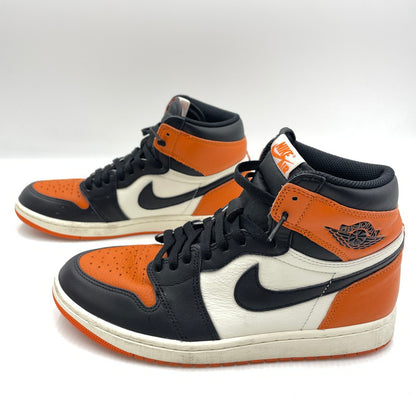 【中古品】【メンズ】 NIKE ナイキ AIR JORDAN 1 RETRO HIGH OG "SHATTERED BA DZ5485-008 エア ジョーダン 1 レトロ ハイ オージー シャッタード バック ボード スニーカー 靴 160-260824-sa-03-tei サイズ：27 カラー：オレンジ 万代Net店