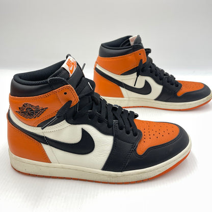 【中古品】【メンズ】 NIKE ナイキ AIR JORDAN 1 RETRO HIGH OG "SHATTERED BA DZ5485-008 エア ジョーダン 1 レトロ ハイ オージー シャッタード バック ボード スニーカー 靴 160-260824-sa-03-tei サイズ：27 カラー：オレンジ 万代Net店