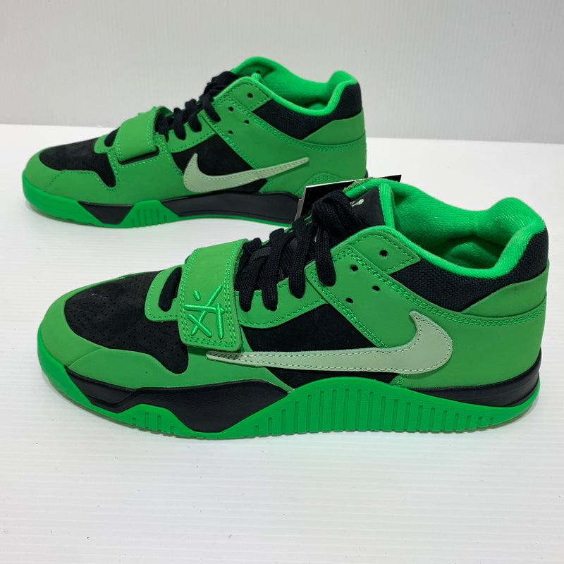 【中古品】【メンズ】 NIKE ナイキ × TRAVIS SCOTT トラヴィス スコット 別注 コラボ JORDAN JUMPMAN JACK CJ1 T-REXX GREEN SPARK IM9113-300 ジョーダン ジャンプマン ジャック スニーカー 靴 シューズ 160-260709-ko-03-tei サイズ：27cm カラー：グリーン 万代Net店