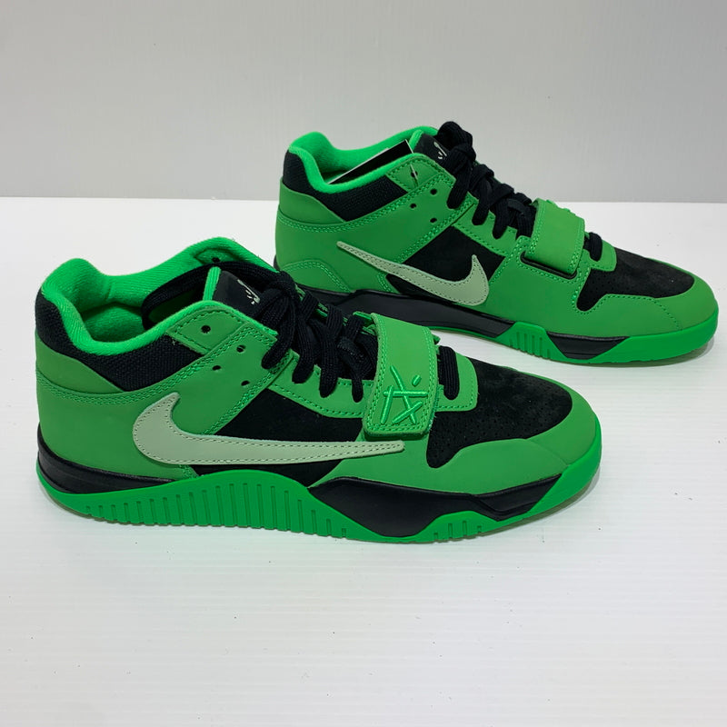 【中古品】【メンズ】 NIKE ナイキ × TRAVIS SCOTT トラヴィス スコット 別注 コラボ JORDAN JUMPMAN JACK CJ1 T-REXX GREEN SPARK IM9113-300 ジョーダン ジャンプマン ジャック スニーカー 靴 シューズ 160-260709-ko-03-tei サイズ：27cm カラー：グリーン 万代Net店