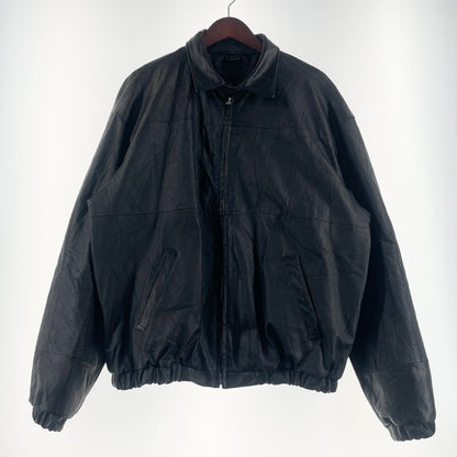 【中古品】【メンズ】 ANYTEE エニティー FRAGMENTS OF VINTAGE LEATHER ZIP-UP JACKET フラグメンツ オブ ヴィンテージ レザー ジップ アップ ジャケット アウター 142-260706-sa-22-tei サイズ：FREE カラー：ブラック 万代Net店