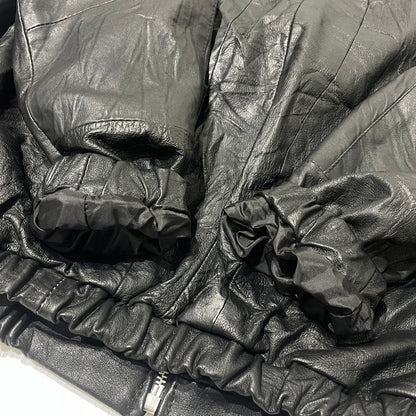 【中古品】【メンズ】 ANYTEE エニティー FRAGMENTS OF VINTAGE LEATHER ZIP-UP JACKET フラグメンツ オブ ヴィンテージ レザー ジップ アップ ジャケット アウター 142-260706-sa-22-tei サイズ：FREE カラー：ブラック 万代Net店