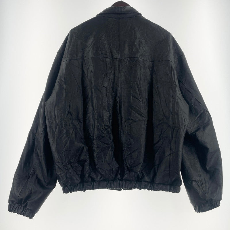 【中古品】【メンズ】 ANYTEE エニティー FRAGMENTS OF VINTAGE LEATHER ZIP-UP JACKET フラグメンツ オブ ヴィンテージ レザー ジップ アップ ジャケット アウター 142-260706-sa-22-tei サイズ：FREE カラー：ブラック 万代Net店