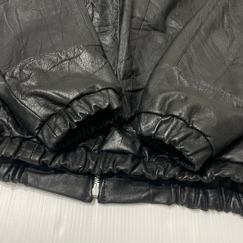 【中古品】【メンズ】 ANYTEE エニティー FRAGMENTS OF VINTAGE LEATHER ZIP-UP JACKET フラグメンツ オブ ヴィンテージ レザー ジップ アップ ジャケット アウター 142-260706-sa-22-tei サイズ：FREE カラー：ブラック 万代Net店