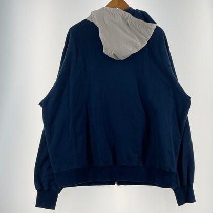 【中古品】【メンズ】 GOURMET JEANS グルメ ジーンズ ZIP PARKA GR-CT-005 ジップ パーカー 長袖 トップス ジップ アップ 142-260706-sa-15-tei サイズ：FREE カラー：ネイビーホワイト 万代Net店
