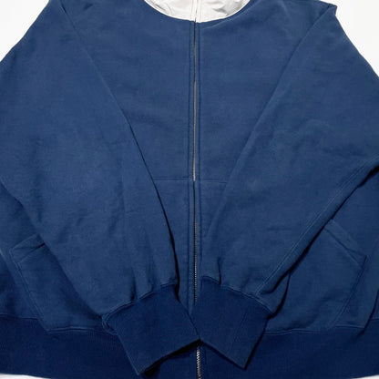 【中古品】【メンズ】 GOURMET JEANS グルメ ジーンズ ZIP PARKA GR-CT-005 ジップ パーカー 長袖 トップス ジップ アップ 142-260706-sa-15-tei サイズ：FREE カラー：ネイビーホワイト 万代Net店