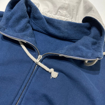 【中古品】【メンズ】 GOURMET JEANS グルメ ジーンズ ZIP PARKA GR-CT-005 ジップ パーカー 長袖 トップス ジップ アップ 142-260706-sa-15-tei サイズ：FREE カラー：ネイビーホワイト 万代Net店