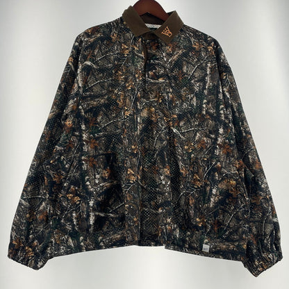 【中古品】【メンズ】 WOODBLOCK ウッドブロック WB-25AW-003 L/S MESH RUGGER SHIRT REAL TREE CAMO ロングスリーブ メッシュ ラガー シャツ リアル ツリー カモ 長袖 シャツ トップス 142-260706-sa-17-tei サイズ：FREE カラー：カモ 万代Net店