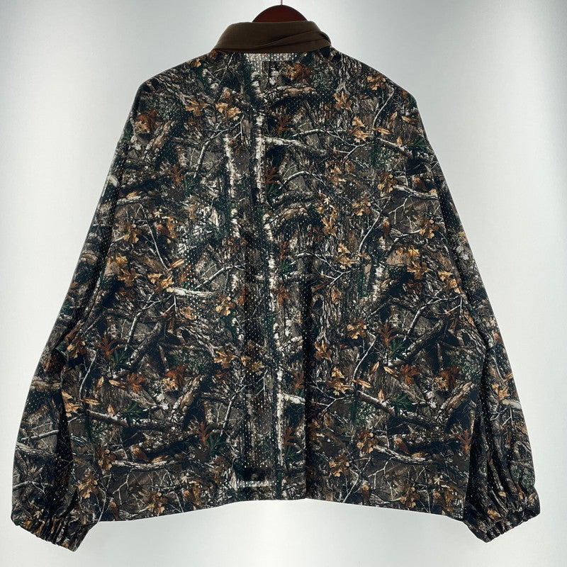 【中古品】【メンズ】 WOODBLOCK ウッドブロック WB-25AW-003 L/S MESH RUGGER SHIRT REAL TREE CAMO ロングスリーブ メッシュ ラガー シャツ リアル ツリー カモ 長袖 シャツ トップス 142-260706-sa-17-tei サイズ：FREE カラー：カモ 万代Net店