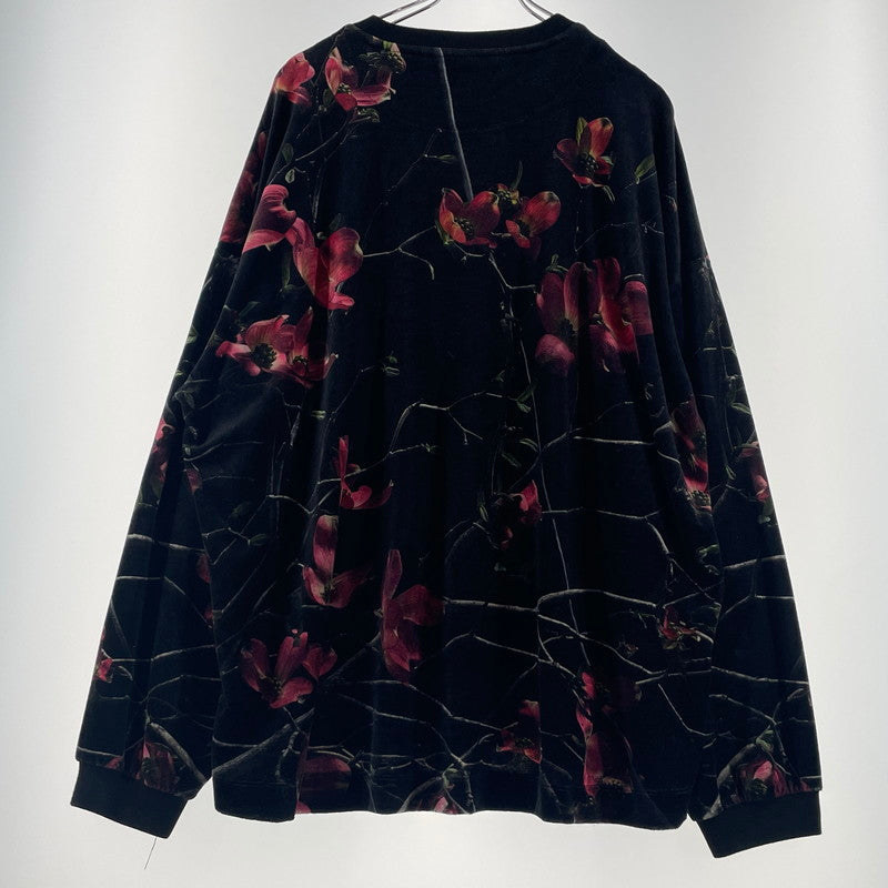 【中古品】【メンズ】 TBPR タイトブース プロダクション DOGWOOD VELOUR L/S SHIRT SS25-SW01 ドッグウッド ベロア ロングスリーブ シャツ 長袖 トップス 142-260706-sa-10-tei サイズ：XL カラー：総柄 万代Net店