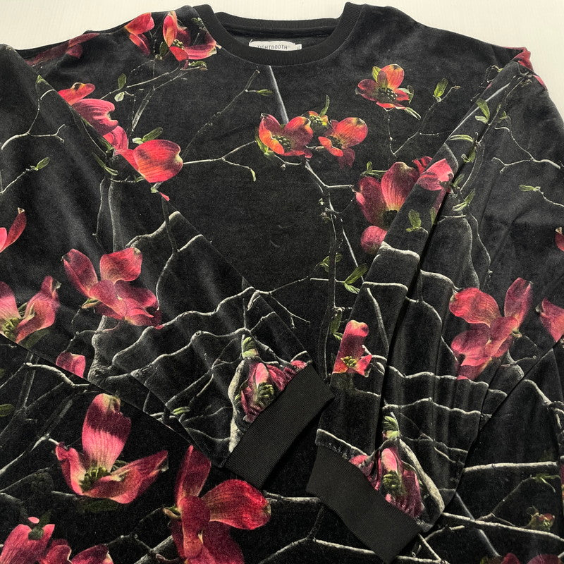 【中古品】【メンズ】 TBPR タイトブース プロダクション DOGWOOD VELOUR L/S SHIRT SS25-SW01 ドッグウッド ベロア ロングスリーブ シャツ 長袖 トップス 142-260706-sa-10-tei サイズ：XL カラー：総柄 万代Net店