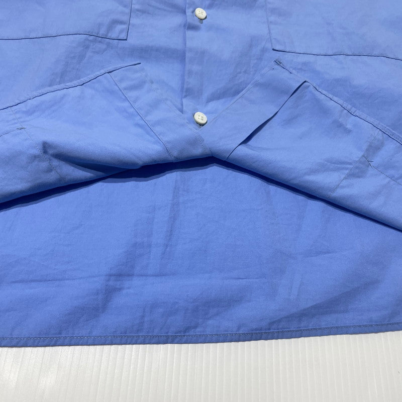 【中古品】【メンズ】 SSZ BEAMS エスエスズィー ビームス LOOSE NECK SHIRT 25F-SK1104 ルーズネック シャツ 長袖 トップス 147-260706-sa-07-tei サイズ：L カラー：ブルー 万代Net店