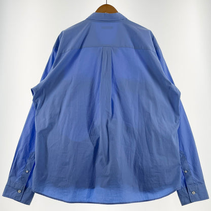 【中古品】【メンズ】 SSZ BEAMS エスエスズィー ビームス LOOSE NECK SHIRT 25F-SK1104 ルーズネック シャツ 長袖 トップス 147-260706-sa-07-tei サイズ：L カラー：ブルー 万代Net店