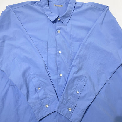 【中古品】【メンズ】 SSZ BEAMS エスエスズィー ビームス LOOSE NECK SHIRT 25F-SK1104 ルーズネック シャツ 長袖 トップス 147-260706-sa-07-tei サイズ：L カラー：ブルー 万代Net店