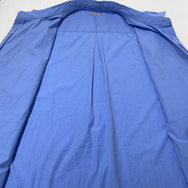 【中古品】【メンズ】 SSZ BEAMS エスエスズィー ビームス LOOSE NECK SHIRT 25F-SK1104 ルーズネック シャツ 長袖 トップス 147-260706-sa-07-tei サイズ：L カラー：ブルー 万代Net店