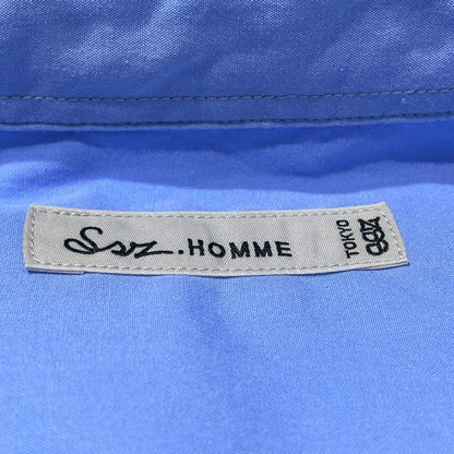 【中古品】【メンズ】 SSZ BEAMS エスエスズィー ビームス LOOSE NECK SHIRT 25F-SK1104 ルーズネック シャツ 長袖 トップス 147-260706-sa-07-tei サイズ：L カラー：ブルー 万代Net店