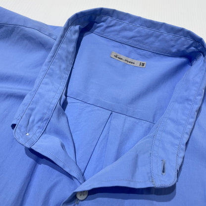 【中古品】【メンズ】 SSZ BEAMS エスエスズィー ビームス LOOSE NECK SHIRT 25F-SK1104 ルーズネック シャツ 長袖 トップス 147-260706-sa-07-tei サイズ：L カラー：ブルー 万代Net店
