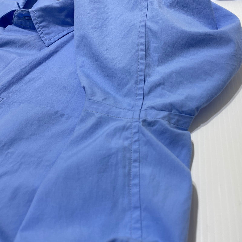 【中古品】【メンズ】 SSZ BEAMS エスエスズィー ビームス LOOSE NECK SHIRT 25F-SK1104 ルーズネック シャツ 長袖 トップス 147-260706-sa-07-tei サイズ：L カラー：ブルー 万代Net店