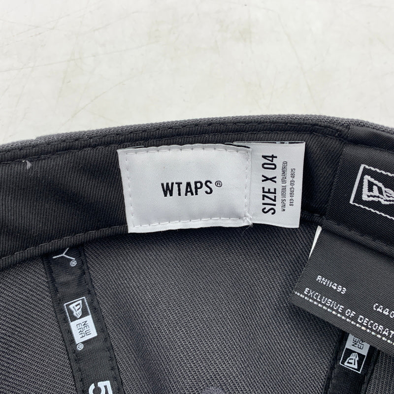 【中古品】【メンズ】 NEW ERA ニューエラ × WTAPS ダブルタップス 別注 コラボ 59FIFTY LOW PROFILE CAP 261NENED-HT02 ロー プロフィール キャップ 帽子 ボールキャップ 185-260709-ko-16-tei サイズ：04 カラー：チャコール 万代Net店