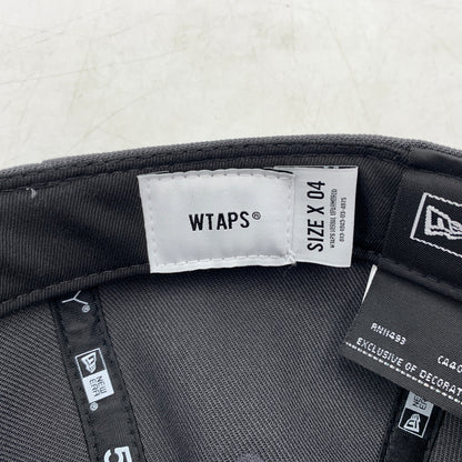 【中古品】【メンズ】 NEW ERA ニューエラ × WTAPS ダブルタップス 別注 コラボ 59FIFTY LOW PROFILE CAP 261NENED-HT02 ロー プロフィール キャップ 帽子 ボールキャップ 185-260709-ko-16-tei サイズ：04 カラー：チャコール 万代Net店