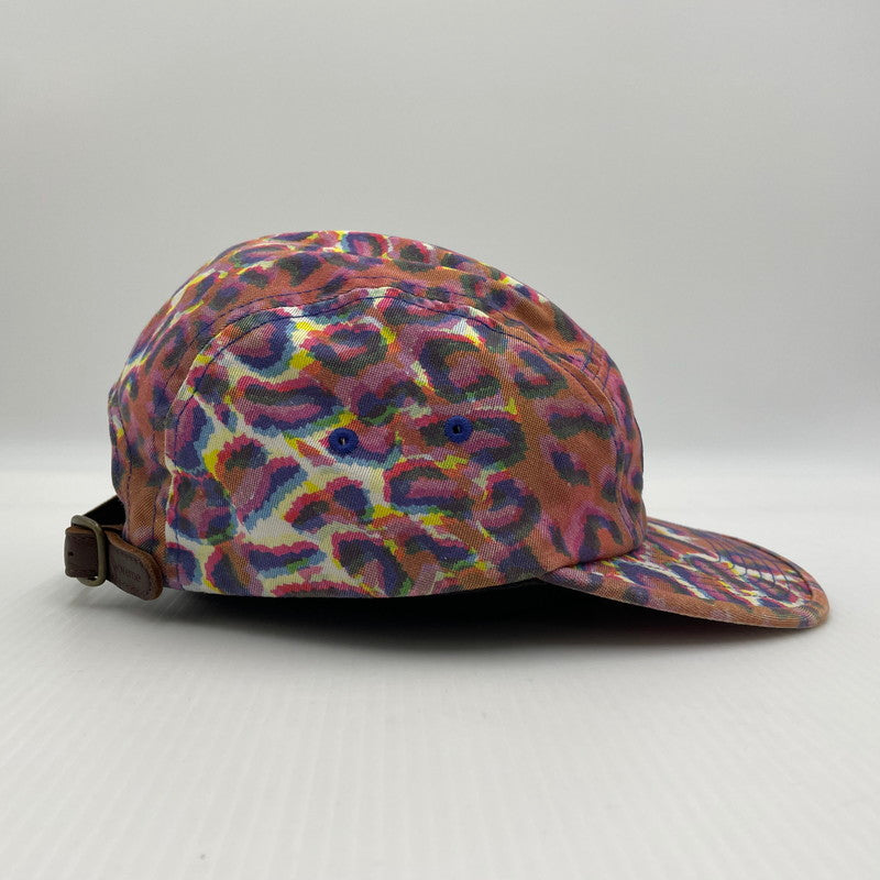 【中古品】【メンズ】 SUPREME シュプリーム 24FW WASHED CHINO TWILL CAMP CAP ウォッシュド チノ ツイル キャンプ キャップ 帽子 レオパード 185-260704-yo-01-tei サイズ：58cm カラー：ピンク 万代Net店