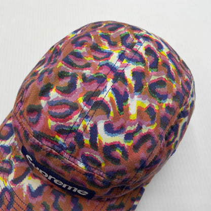 【中古品】【メンズ】 SUPREME シュプリーム 24FW WASHED CHINO TWILL CAMP CAP ウォッシュド チノ ツイル キャンプ キャップ 帽子 レオパード 185-260704-yo-01-tei サイズ：58cm カラー：ピンク 万代Net店