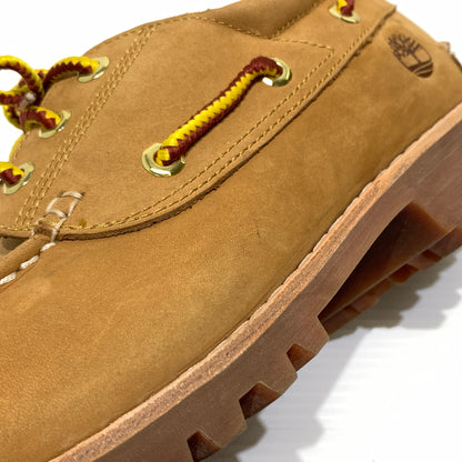 【中古品】【メンズ】 Timberland ティンバーランド × andreM hoffwann アンドレ ホフマン 別注 コラボ 3 EYE CLASSIC LUG TB0A44YF754 スリーアイ クラシックラグ デッキシューズ 靴 ブーツ 164-260709-ko-02-tei サイズ：27 カラー：ブラウン 万代Net店