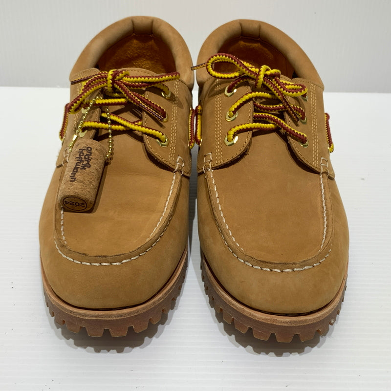 【中古品】【メンズ】 Timberland ティンバーランド × andreM hoffwann アンドレ ホフマン 別注 コラボ 3 EYE CLASSIC LUG TB0A44YF754 スリーアイ クラシックラグ デッキシューズ 靴 ブーツ 164-260709-ko-02-tei サイズ：27 カラー：ブラウン 万代Net店