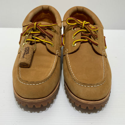 【中古品】【メンズ】 Timberland ティンバーランド × andreM hoffwann アンドレ ホフマン 別注 コラボ 3 EYE CLASSIC LUG TB0A44YF754 スリーアイ クラシックラグ デッキシューズ 靴 ブーツ 164-260709-ko-02-tei サイズ：27 カラー：ブラウン 万代Net店