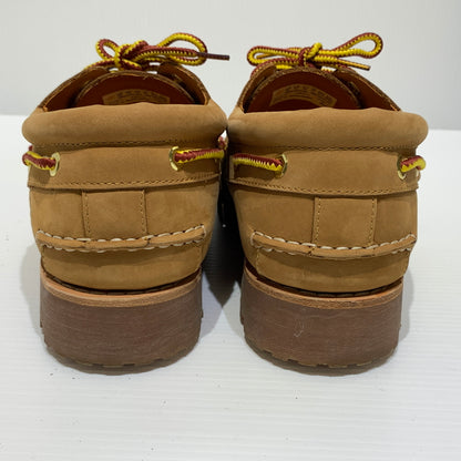 【中古品】【メンズ】 Timberland ティンバーランド × andreM hoffwann アンドレ ホフマン 別注 コラボ 3 EYE CLASSIC LUG TB0A44YF754 スリーアイ クラシックラグ デッキシューズ 靴 ブーツ 164-260709-ko-02-tei サイズ：27 カラー：ブラウン 万代Net店