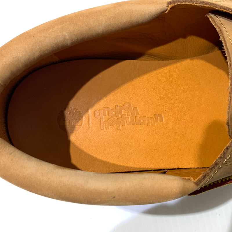 【中古品】【メンズ】 Timberland ティンバーランド × andreM hoffwann アンドレ ホフマン 別注 コラボ 3 EYE CLASSIC LUG TB0A44YF754 スリーアイ クラシックラグ デッキシューズ 靴 ブーツ 164-260709-ko-02-tei サイズ：27 カラー：ブラウン 万代Net店