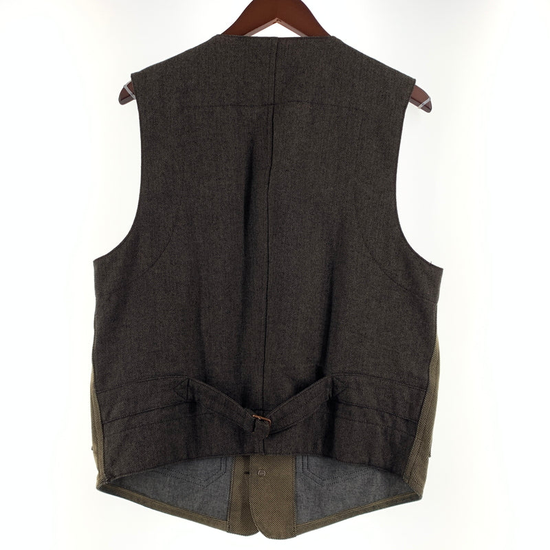 【中古品】【メンズ】 BONCOURA ボンクラ WORK GILET ワークジレ ライトアウター ベスト 140-260720-ko-14-tei サイズ：36 カラー：ベージュ 万代Net店